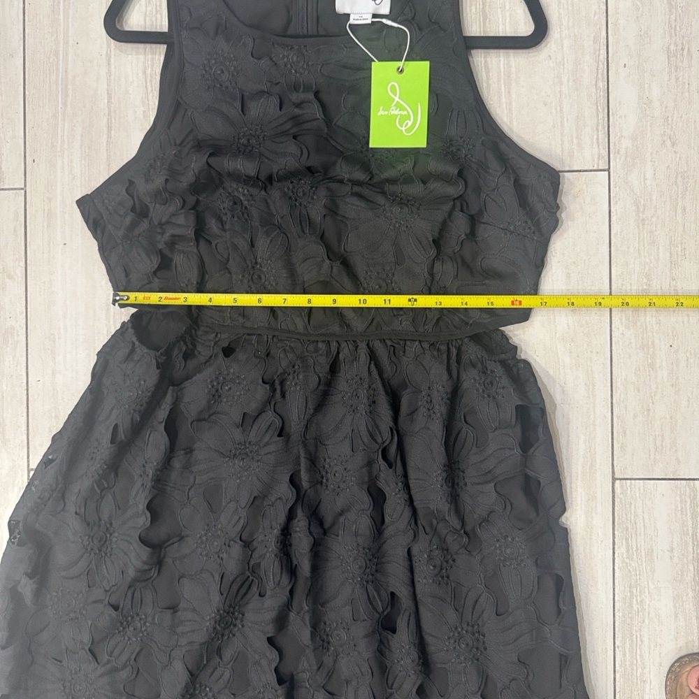 Sam Edelman Black Lace Midi Dress - Picture 5 of 12